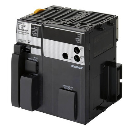 CPU z wbudowanym portem EtherNet/IP, program 400 tys. kroków, pamięć danych 32 tys. słów, 32 tys. słów x 25 banków EM (CJ2H-CPU68-EIP) - Omron