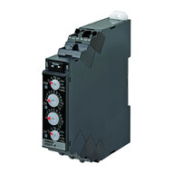 Element czasowy, montaż na szynie DIN, 17,5 mm, podwójny, 1-120 s, 1 x SPDT, 5 A, 24-240 VAC/DC, terminal pchający (H3DT-F 24-240VAC/DC) - Omron