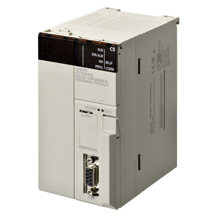 CPU dla systemu dupleksowego, program 250 tys. kroków, pamięć danych 448 tys. słów, maks. 7 dupleksowych szaf rozszerzeń (CS1D-CPU67HA) - Omron