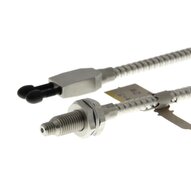 Głowica czujnika światłowodowego, rozproszony, cylindryczny osiowy M6, włókno odporne na ciepło R25, do 350°C, kabel 2 m (E32-D61-S 2M) - Omron