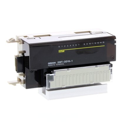 Moduł rozszerzeń we/wy serii CRT1/DRT2/GX, 16 wyjść 24 VDC, 0,5 A, NPN (maks. 1 na terminal we/wy, tylko określone modele) (XWT-OD16) - Omron