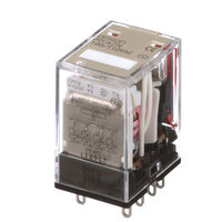 Przekaźnik, Wtyczka, 4PDT (rozwidlony), 3 A, mech. + wskaźnik LED, 220/240 VAC (MY4ZN 220/240VAC (S)) - Omron