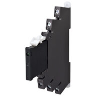 Wąski przekaźnik SSR 6 mm, z gniazdem, wyjście AC TRIAC, 2 A, Zaciski śrubowe, 24 V DC, bez przejścia przez zero (G3RV-SR700-AL 24VDC) - Omron