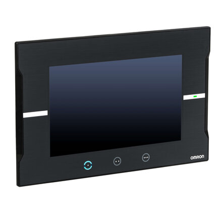Ekran dotykowy HMI, 9-calowy ekran panoramiczny, TFT LCD, 24-bitowy kolor, rozdzielczość 800x480, kolor ramki: czarny (NA5-9W001B-V1) - Omron