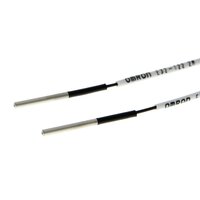 Głowica czujnika optycznego zaporowego, przelotowa, cylindryczna osiowa, średnica 2 mm, włókno R10, kabel 2 m (E32-T22 2M) - Omron
