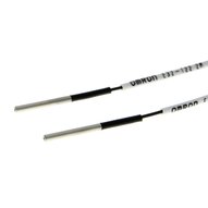 Głowica czujnika optycznego zaporowego, przelotowa, cylindryczna osiowa, średnica 2 mm, włókno R10, kabel 2 m (E32-T22 2M) - Omron