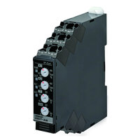 Przekaźnik monitorujący o szerokości 17,5 mm, 1-fazowy nad- i podprądowy 10-200 A AC/DC, 1 x SPDT, 24 V AC/DC (K8DT-AW3CD) - Omron