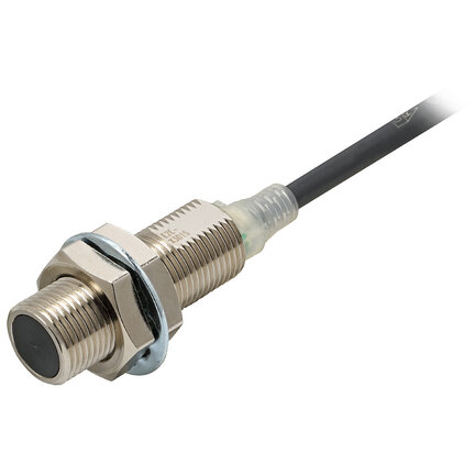Wyłącznik zbliżeniowy, indukcyjny, M12, ekranowany, 3 mm, DC, 2-przewodowy, NO, wyjście autodiagnostyczne, kabel 2 m (E2E-X3D1S 2M) - Omron