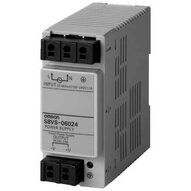 Zasilacz, 60 W, wejście 100-240 VAC, wyjście 24 VDC, 2,5 A, montaż na szynie DIN, model podstawowy, zaciski klatkowe (S8VS-06024-F) - Omron