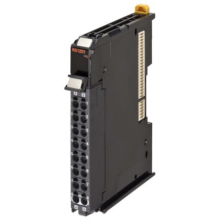 1 x wejście Load Cell, -5 do 5 mV/V, 24 bity, 125 µs, bezśrubowy Łącznik wtykowy, szerokość 12 mm (NX-RS1201) - Omron