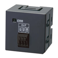 Bezśrubowa karta opcji wejść/wyjść analogowych Sysmac NX1P, 2 x wyjścia analogowe 0 do 10 V, rozdzielczość 1:4000 (NX1W-DAB21V) - Omron