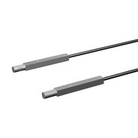 Głowica czujnika optycznego zaporowego, przelotowa, cylindryczna promieniowa, średnica 2 mm, włókno R10, kabel 2 m (E32-A04 2M) - Omron
