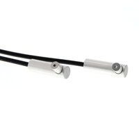 Głowica czujnika optycznego zaporowego, przelotowa, cylindryczna promieniowa, średnica 6 mm, włókno R5, kabel 2 m (E32-ET34 2M) - Omron
