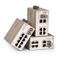 Seria Lynx +: 8 - 10 portowy przełącznik zarządzalny - 8 x 10/100BaseT, 2 x 100/1000 mbps sloty SFP, obsługa L2 (WES L110-F2G) - Omron