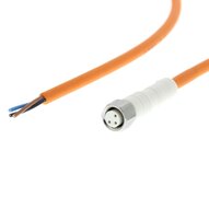Gniazdo wtykowe M8 (żeńskie), 3-biegunowe, kabel PP odporny na detergenty i zmywanie, IP67/IP68/IP69K, 10 m (Y92E-S08PP3S 10M) - Omron