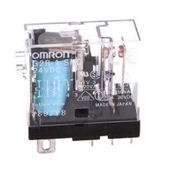 Przekaźnik, Wtyczka, 5-stykowy, SPDT, 10 A, wskaźniki mechaniczne i LED, tłumik cewki, etykieta, 12 VDC (G2R-1-SND 12VDC (S)) - Omron