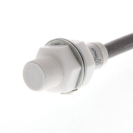 Wyłącznik zbliżeniowy, indukcyjny, korpus PTFE, krótki, M12, ekranowany, 2 mm, 3-przewodowy DC, NPN-NO, kabel 2 m (E2FQ-X2E1) - Omron