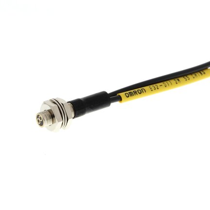 Głowica czujnika światłowodowego, rozproszony, cylindryczny osiowy M6, włókno R4 odporne na zginanie, kabel 2 m (E32-D11 2M) - Omron