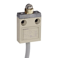 Kompaktowy, zamknięty wyłącznik krańcowy, trzpień rolkowy, 5 A 250 VAC, 4 A 30 VDC, 5 m przewód olejoodporny VCTF (D4C-1302) - Omron