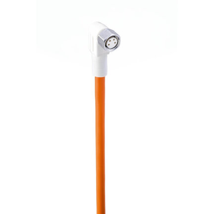 Gniazdo wtykowe M8 (żeńskie), 4-biegunowe, kabel odporny na detergenty i mycie PP, IP67/IP68/IP69K, 2 m (Y92E-S08PP4A 2M) - Omron