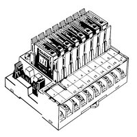 Blok iloczynu logicznego AND dla jednostki wyjściowej NPN, 8 punktów, napięcie cewki przekaźnika = 12 V DC (G7TC-OC08 DC12) - Omron