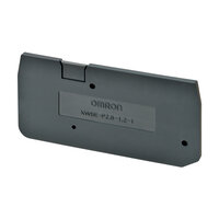 Płyta końcowa dla wieloprzewodowych 3-połączeniowych bloków przyłączeniowych 2,5 mm2 modele pchające plus (XW5E-P2.5-1.2-1) - Omron