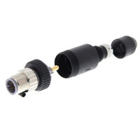 Łącznik wtykowy, wtyczka prosta M12 (męska), 5-biegunowy, kod A, połączenie śrubowe, do kabli o średnicy 5-6 mm (XS2G-D5S1) - Omron