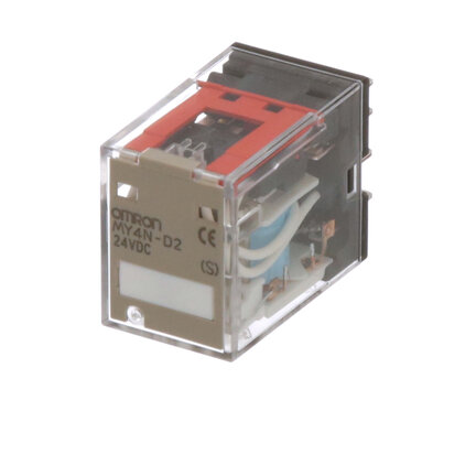 Przekaźnik, Wtyczka, 4PDT, 5 A, mech. i wskaźnik LED, dioda, 6 VDC (MY4N-D2 6VDC (S)) - Omron