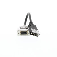 Adapter komunikacyjny, port peryferyjny CS1/CQM1H/CPM2C do gniazda 9-stykowego (używać z XW2Z-***S-CV), 0,1 m (CS1W-CN118) - Omron