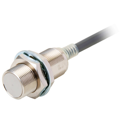 Wyłącznik zbliżeniowy, indukcyjny, mosiądz-nikiel, krótki korpus, M18, ekranowany, 7 mm (E2E-X7B4-IL3 2M) - Omron