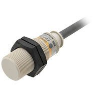 Wyłącznik zbliżeniowy, plastikowy korpus, indukcyjny, M18, ekranowany, 5 mm, AC, 2-przewodowy, NC, kabel 2 m (E2F-X5Y2 2M) - Omron