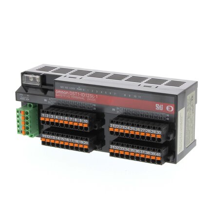Zdalny Terminal I/O, 4 x wejścia PNP, 4 x wyjścia przekaźnikowe, 4 x wyjścia testowe (DST1-ID12SL-1) - Omron