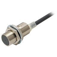 Wyłącznik zbliżeniowy, indukcyjny, mosiądz niklowy, M18, ekranowany, 7 mm, AC/DC 2-przewodowy, NO, kabel 2 m (E2E-X7T1 2M) - Omron