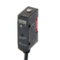 Czujnik optyczny zaporowy, wiązka przelotowa (tylko emiter), 7 m, DC, NPN, pionowy, kabel 2 m (E3S-AT61-L) - Omron