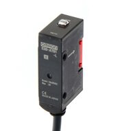 Czujnik optyczny zaporowy, wiązka przelotowa (tylko emiter), 7 m, DC, NPN, pionowy, kabel 2 m (E3S-AT61-L) - Omron