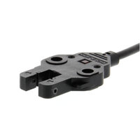 Czujnik fotoelektryczny, wąski, Kształt-L, wskaźnik wyłączenia światła padającego, L-on, NPN, kabel 2 m (EE-SX870A 2M) - Omron