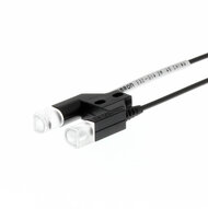 Głowica czujnika optycznego zaporowego, wiązka przelotowa, typ szczelinowy, 10 mm, włókno R25, kabel 5 m (E32-G14 5M) - Omron