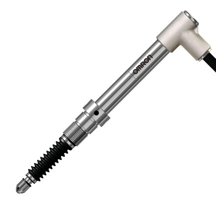 Czujnik kontaktowy, powietrzny kąt prosty, M9, Kołnierz, zakres detekcji 12 mm, rozdzielczość 0,1 um (E9NC-TH12LF 2M) - Omron