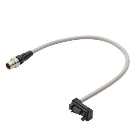 Kabel Root-Wtyczka do przedłużonego zestawu 0,3 m do konwersji z MS (kabel do emitera - szary) (F39-JGR3K-MS-L) - Omron
