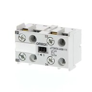Styki pomocnicze, 2-biegunowe, 2B dla stycznika J7KNA (J73KN-AM-02) - Omron