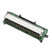 Listwa zaciskowa do montażu na szynie DIN, gniazdo MIL60, Śruby M3, 60 punktów, ogólnego przeznaczenia (XW2R-J60G-T) - Omron