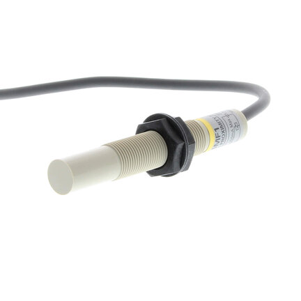 Wyłącznik zbliżeniowy, pojemnościowy, M12, nieekranowany, 4 mm, DC, 3-przewodowy, PNP-NO, kabel 2 m (E2K-X4MF1) - Omron