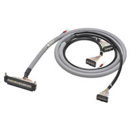 Kabel przyłączeniowy I/O, z ekranem, FCN56 do 3 x MIL20 dla G70A-ZOC16-3, 1,5 m / 1,25 m / 1 m (XW2Z-R150C-125-100) - Omron