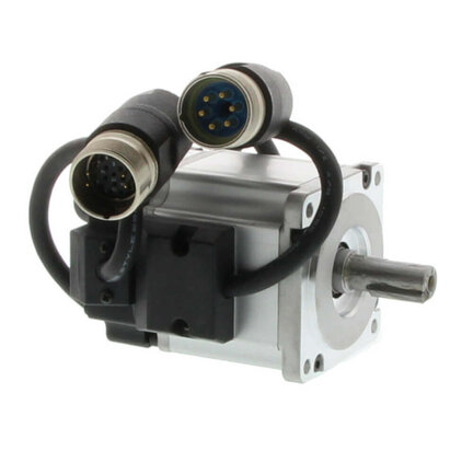 Silnik serwo AC serii G, 100 W, 200 VAC, 3000 obr/min, 0,32 Nm, przyrostowy, z okrągłym złączem (R88M-G10030H-S2-D) - Omron