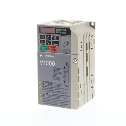 Falownik V1000, 1~ 200 VAC, 0,25 kW, 1,6 A, wektor bezczujnikowy, maks. częstotliwość wyjściowa 400 Hz (VZAB0P2BAA) - Omron