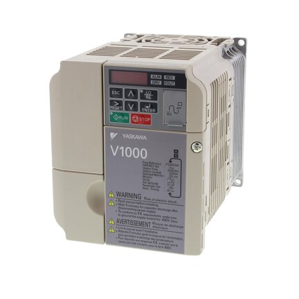 Falownik V1000, 3~ 400 VAC, 2,2 kW, 5,5 A, wektor bezczujnikowy, maks. częstotliwość wyjściowa 400 Hz (VZA42P2BAA) - Omron