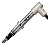 Czujnik kontaktowy, powietrzny kąt prosty, M9, Kołnierz, zakres detekcji 5 mm, rozdzielczość 0,1um (E9NC-TH5LF 2M) - Omron
