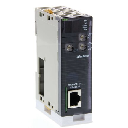 Jednostka EtherNet/IP dla serii CJ, 100Base-TX, 1 x gniazdo RJ45, obsługuje CIP, FINS/UDP i FINS/TCP (CJ1W-EIP21) - Omron