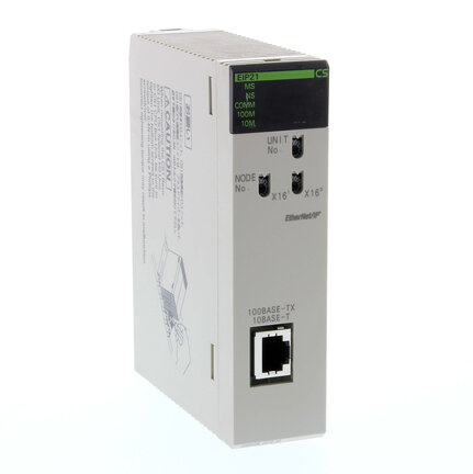 Jednostka EtherNet/IP dla serii CS, 100Base-TX, 1 x gniazdo RJ45, obsługuje CIP, FINS/UDP i FINS/TCP (CS1W-EIP21) - Omron