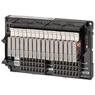 Terminal przekaźnikowy, wyjście PLC, 16 kanałów, podłączone wewnętrznie, PNP, zaciski pchające (G70V-SOC16P-1-C4) - Omron